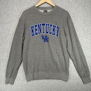 Kentucky Wildcats Stadium Athletics  Crewneck Sweatshirt Medium Grey UK Logo